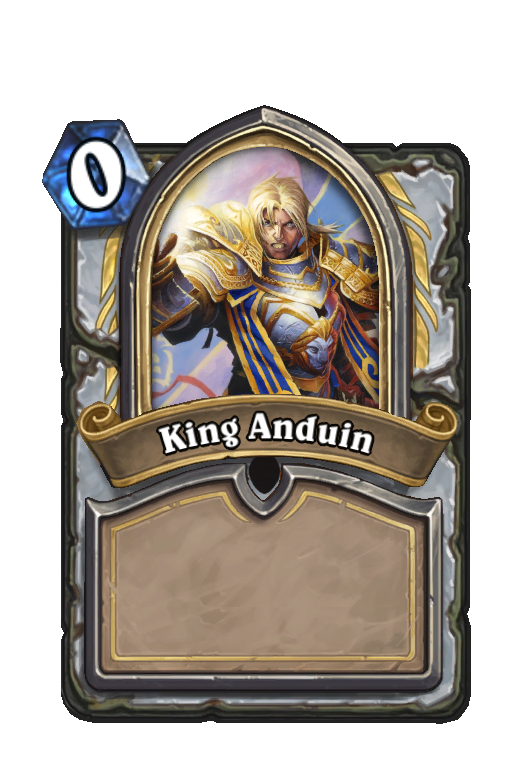 King Anduin Hearthstone kártya