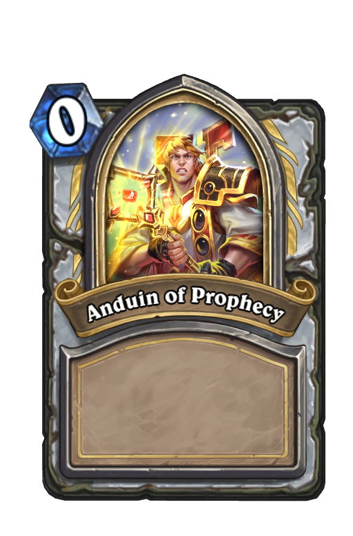 Anduin of Prophecy Hearthstone kártya