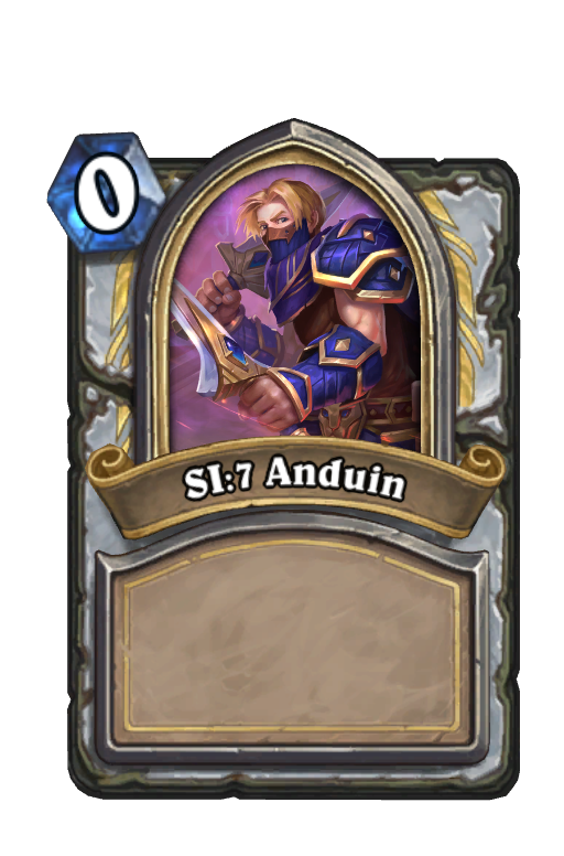 SI:7 Anduin Hearthstone kártya