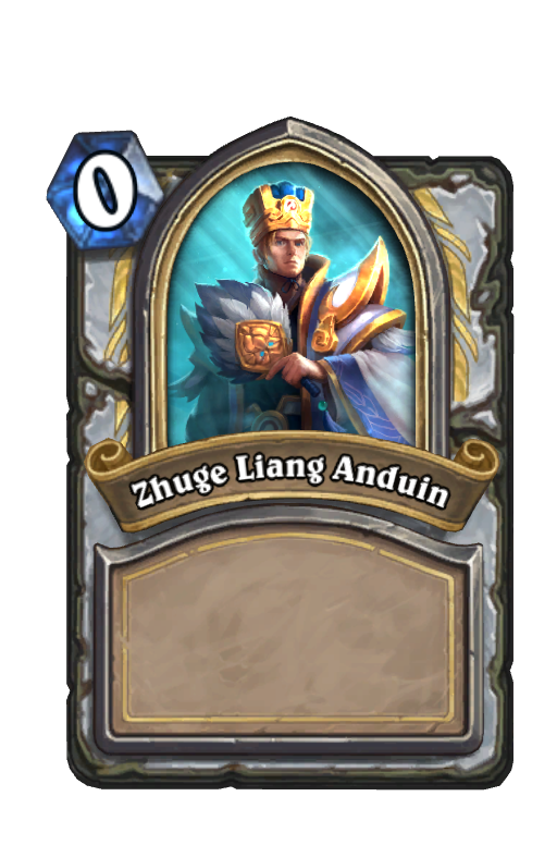 Zhuge Liang Anduin Hearthstone kártya