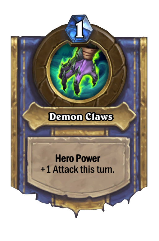 Demon Claws Hearthstone kártya