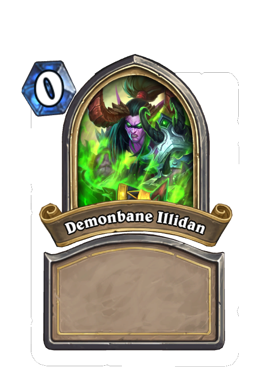 Demonbane Illidan Hearthstone kártya