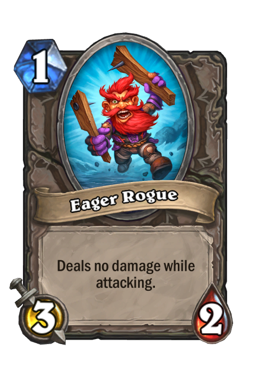 Eager Rogue Hearthstone kártya