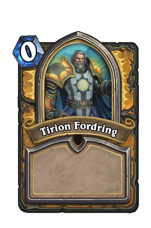 Tirion Fordring Hearthstone kártya