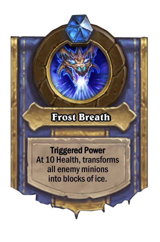 Frost Breath Hearthstone kártya