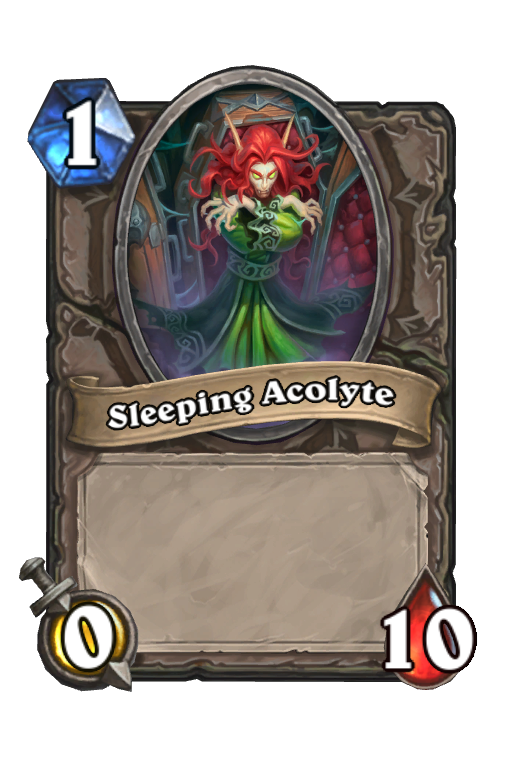 Sleeping Acolyte Hearthstone kártya