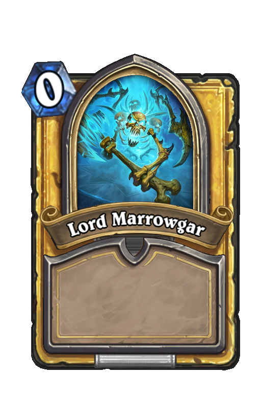 Lord Marrowgar Hearthstone kártya