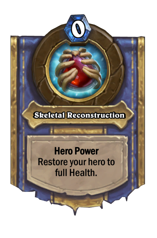 Skeletal Reconstruction Hearthstone kártya