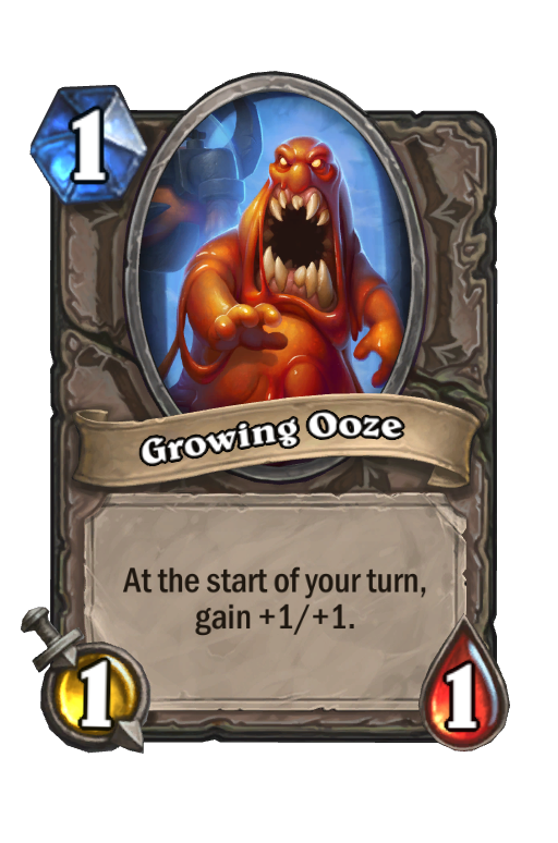 Growing Ooze Hearthstone kártya