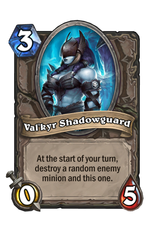 Val'kyr Shadowguard Hearthstone kártya