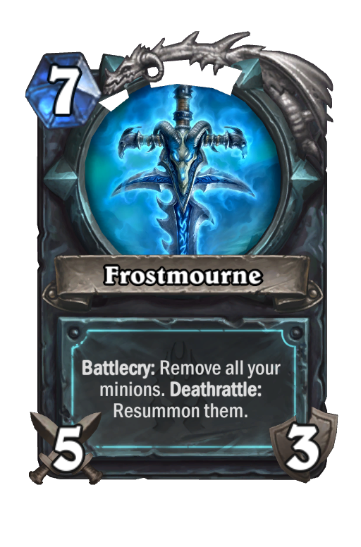 Frostmourne Hearthstone kártya