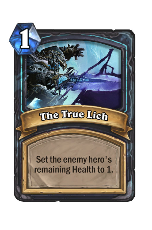 The True Lich Hearthstone kártya
