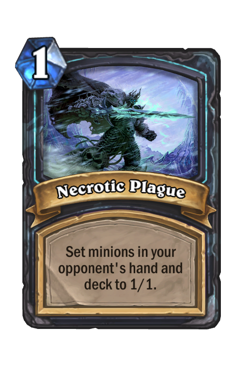 Necrotic Plague Hearthstone kártya