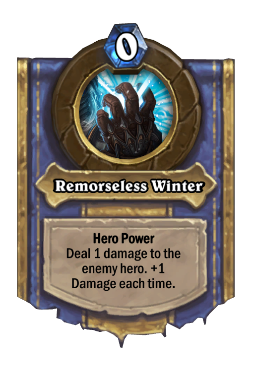 Remorseless Winter Hearthstone kártya