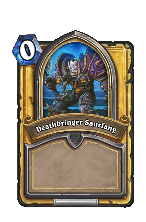 Deathbringer Saurfang Hearthstone kártya