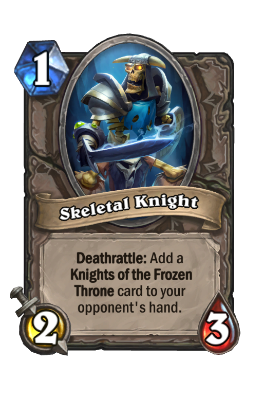 Skeletal Knight Hearthstone kártya