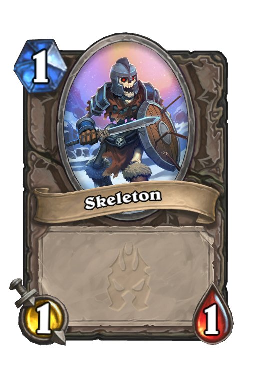 Skeleton Hearthstone kártya