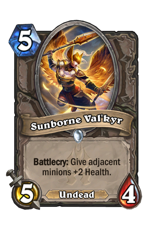 Sunborne Val'kyr Hearthstone kártya