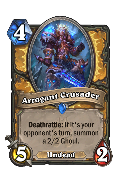 Arrogant Crusader Hearthstone kártya