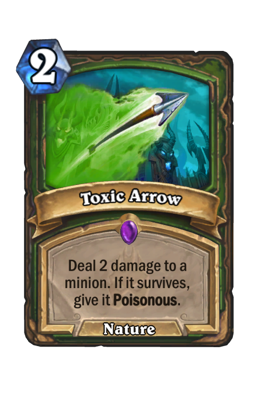 Toxic Arrow Hearthstone kártya