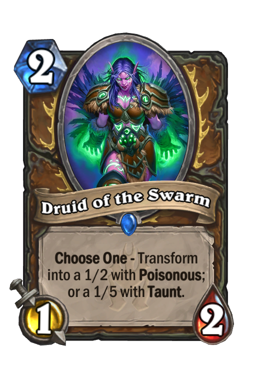 Druid of the Swarm Hearthstone kártya