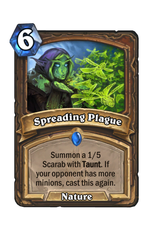 Spreading Plague Hearthstone kártya