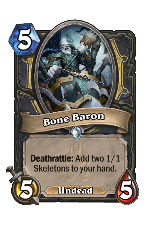 Bone Baron Hearthstone kártya