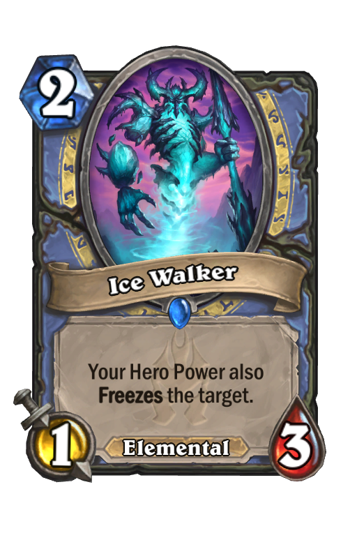 Ice Walker Hearthstone kártya
