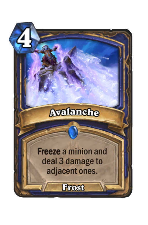 Avalanche Hearthstone kártya