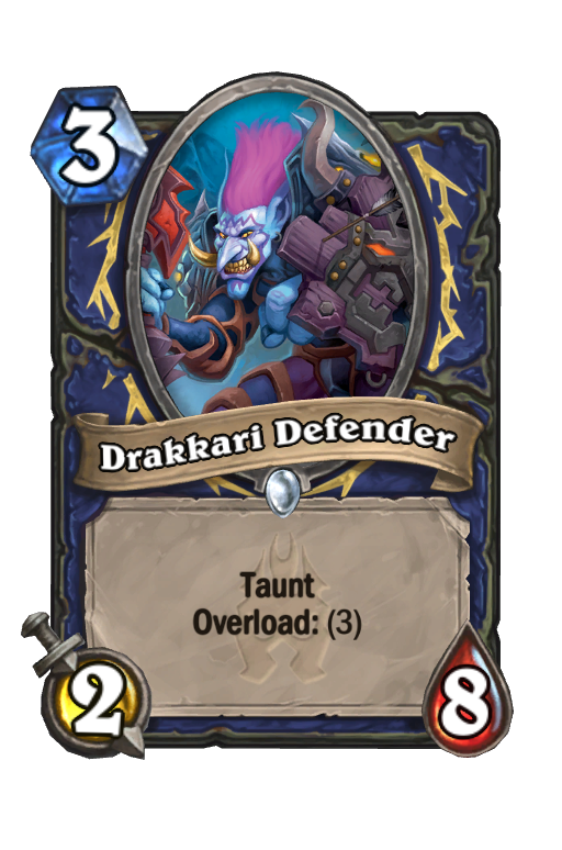 Drakkari Defender Hearthstone kártya