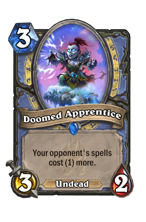Doomed Apprentice Hearthstone kártya
