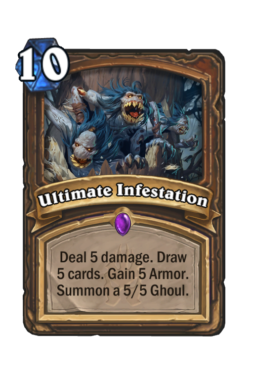 Ultimate Infestation Hearthstone kártya