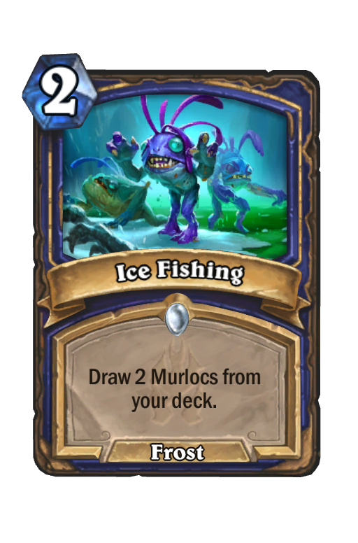 Ice Fishing Hearthstone kártya