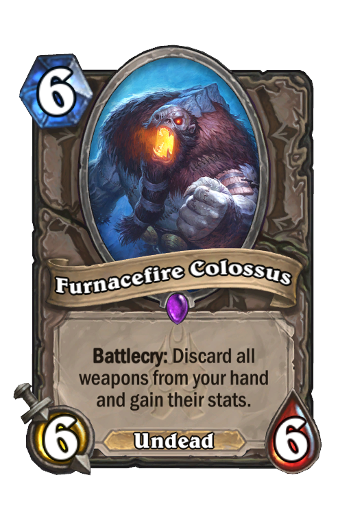 Furnacefire Colossus Hearthstone kártya