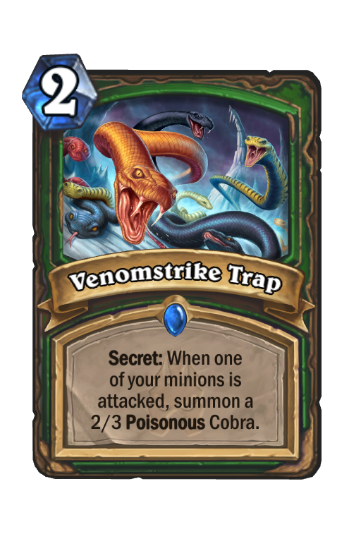 Venomstrike Trap Hearthstone kártya