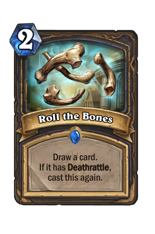 Roll the Bones Hearthstone kártya