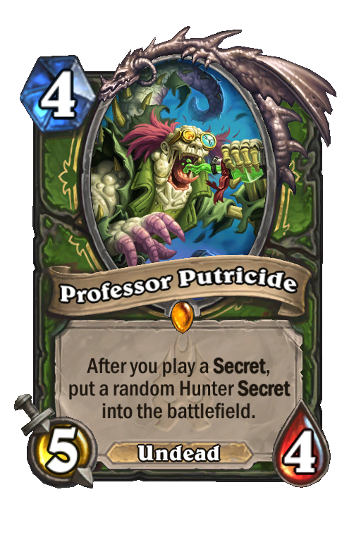 Professor Putricide Hearthstone kártya