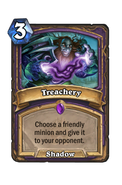Treachery Hearthstone kártya