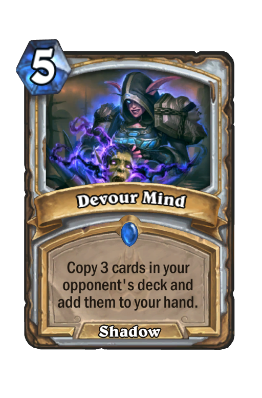 Devour Mind Hearthstone kártya