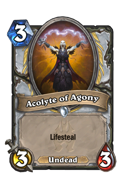 Acolyte of Agony Hearthstone kártya