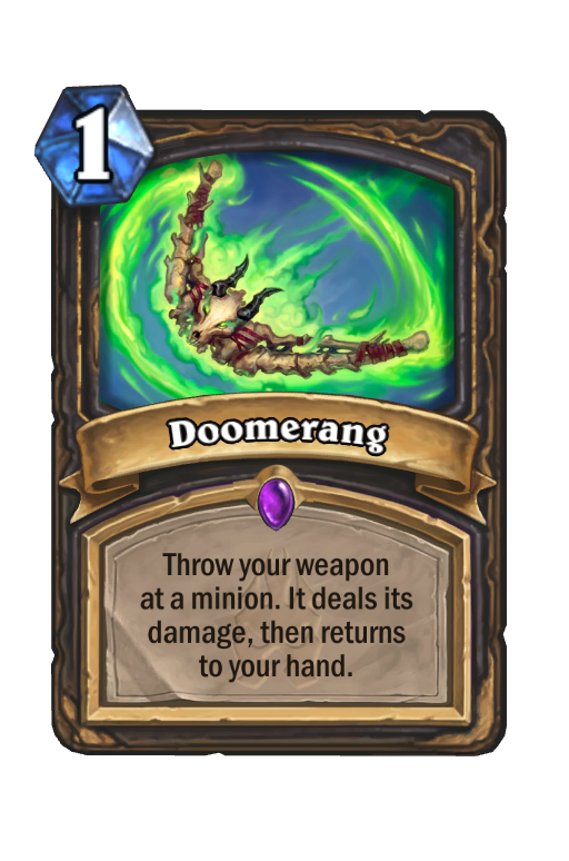 Doomerang Hearthstone kártya