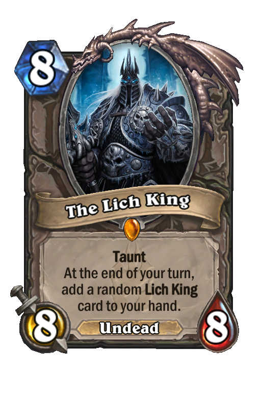 The Lich King Hearthstone kártya