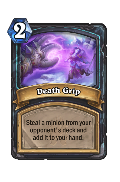 Death Grip Hearthstone kártya