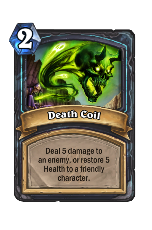 Death Coil Hearthstone kártya