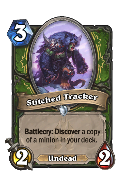 Stitched Tracker Hearthstone kártya