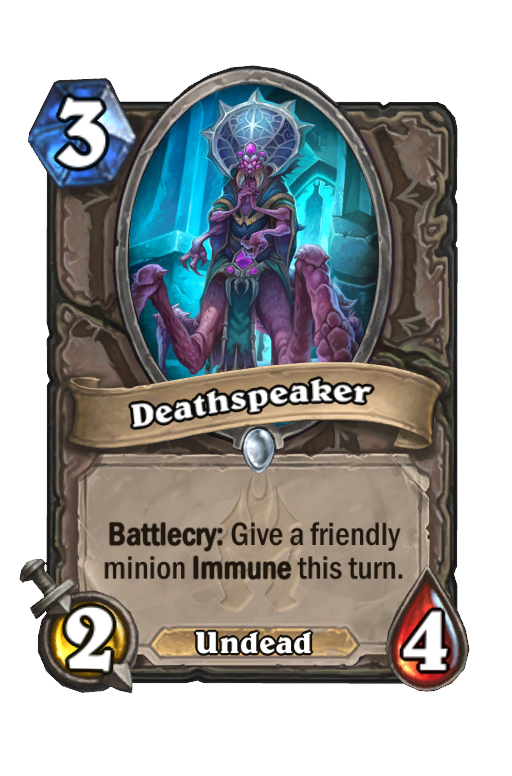 Deathspeaker Hearthstone kártya
