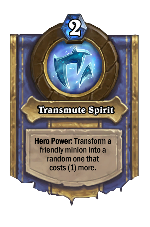 Transmute Spirit Hearthstone kártya