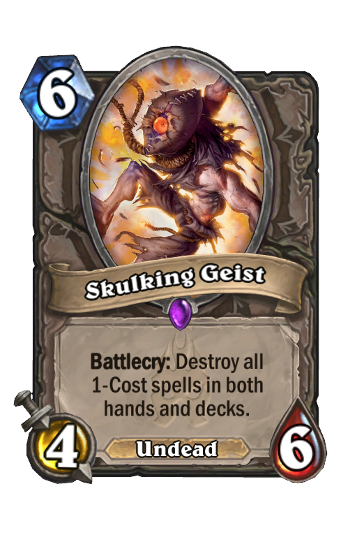 Skulking Geist Hearthstone kártya