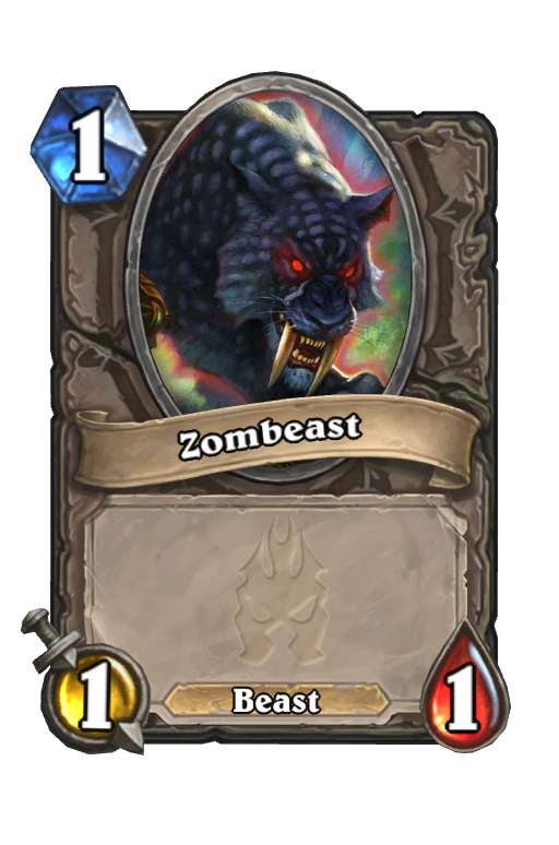 Zombeast Hearthstone kártya