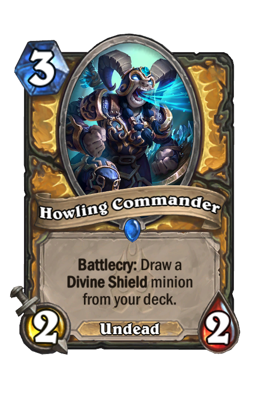 Howling Commander Hearthstone kártya